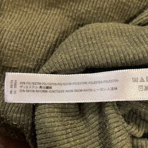 Free People Olive Green Sleeveless Tank Top size medium - Picture 7 of 7